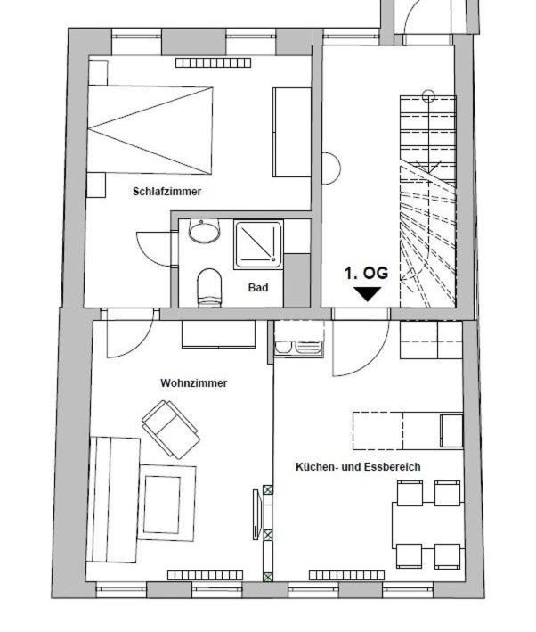 ארפורט Apartment Pension Sternchen מראה חיצוני תמונה